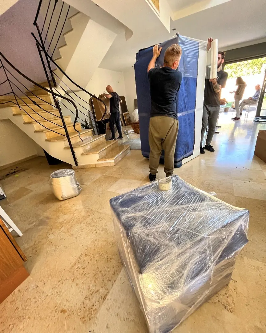 Moviline work — careful transport